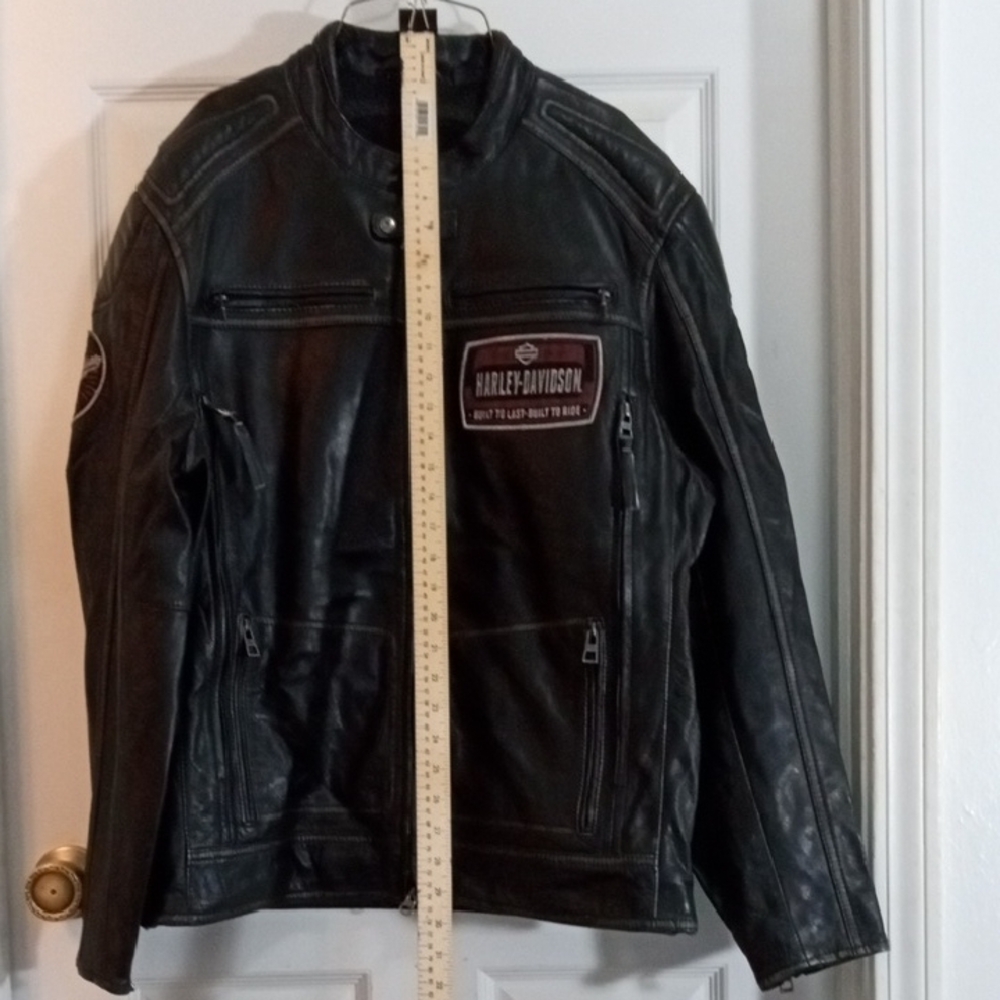 Harley-Davidson Leather Performance Jacket Mens LG - Picture 6 of 9